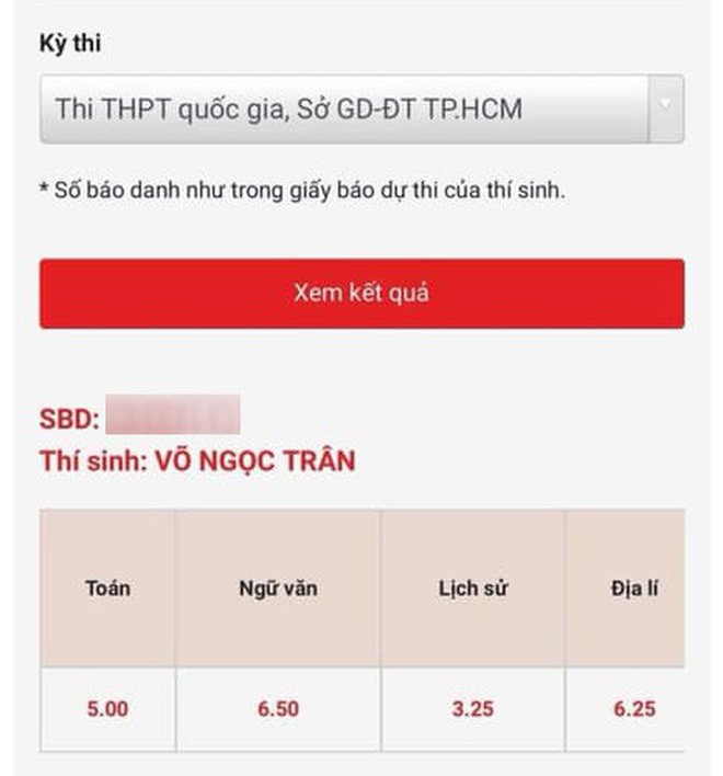 Xôn xao bảng điểm thi THPT Quốc gia của Võ Ngọc Trân - nữ sinh hot nhất Sài Gòn: HSG Văn nhưng chỉ được 6.5 điểm, tiếng Anh 4.8? - Ảnh 2.