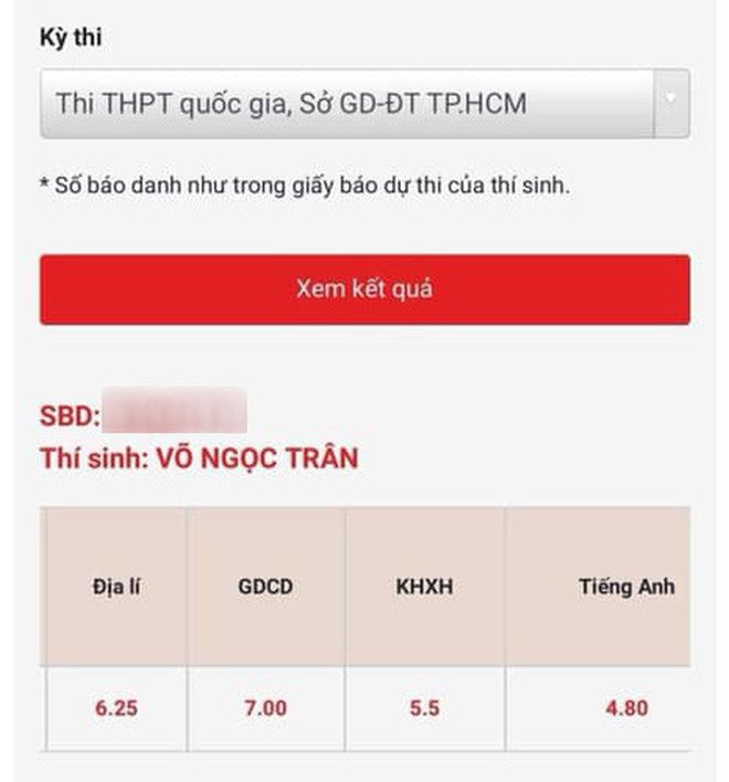 Xôn xao bảng điểm thi THPT Quốc gia của Võ Ngọc Trân - nữ sinh hot nhất Sài Gòn: HSG Văn nhưng chỉ được 6.5 điểm, tiếng Anh 4.8? - Ảnh 3.