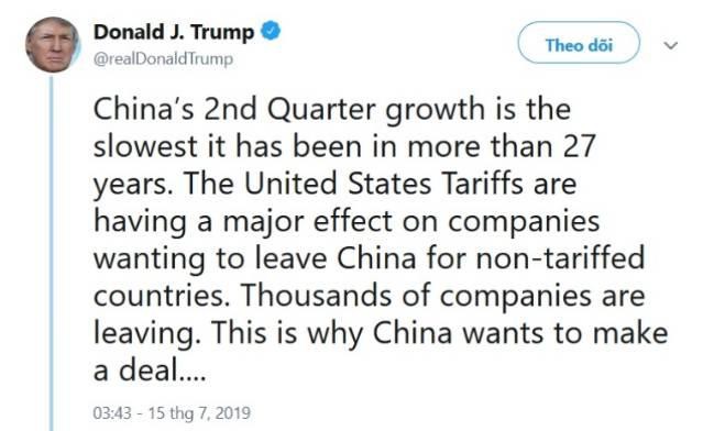Trung Quốc lên tiếng sau khi Tổng thống Mỹ  đe dọa gia tăng sức ép thương mại - Ảnh 2.