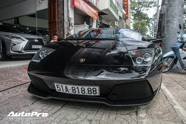 Lamborghini Murcielago từng là quà tặng đại học của rick kid Việt bất ngờ xuất hiện với màu sơn mới - Ảnh 3.