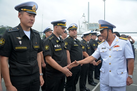 Tàu 016-Quang Trung thăm xã giao Liên bang Nga - Ảnh 7.