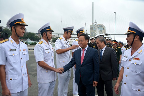 Tàu 016-Quang Trung thăm xã giao Liên bang Nga - Ảnh 8.