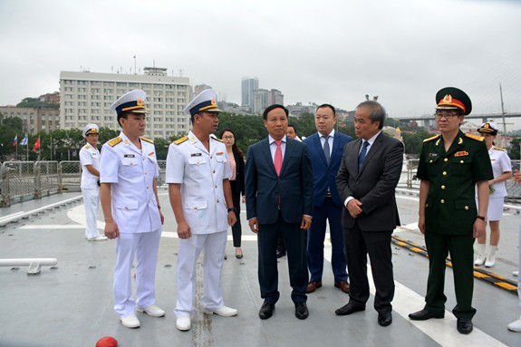 Tàu 016-Quang Trung thăm xã giao Liên bang Nga - Ảnh 10.
