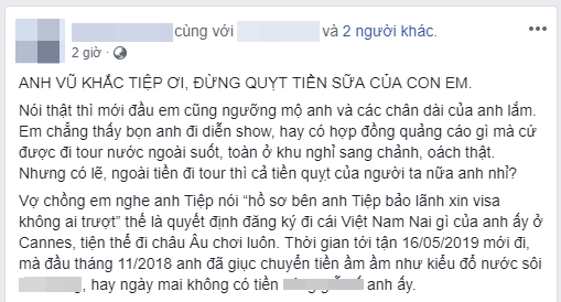 Bị phốt quỵt tiền trăm triệu, Vũ Khắc Tiệp nói gì? - Ảnh 1.