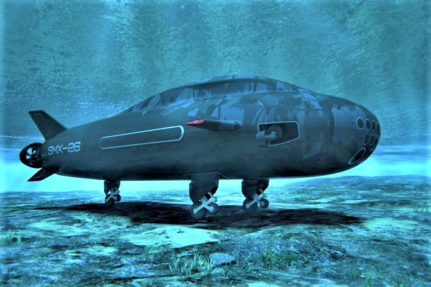 “Tàu ngầm bò sát” độc đáo SMX-26 của Pháp - Ảnh 1.