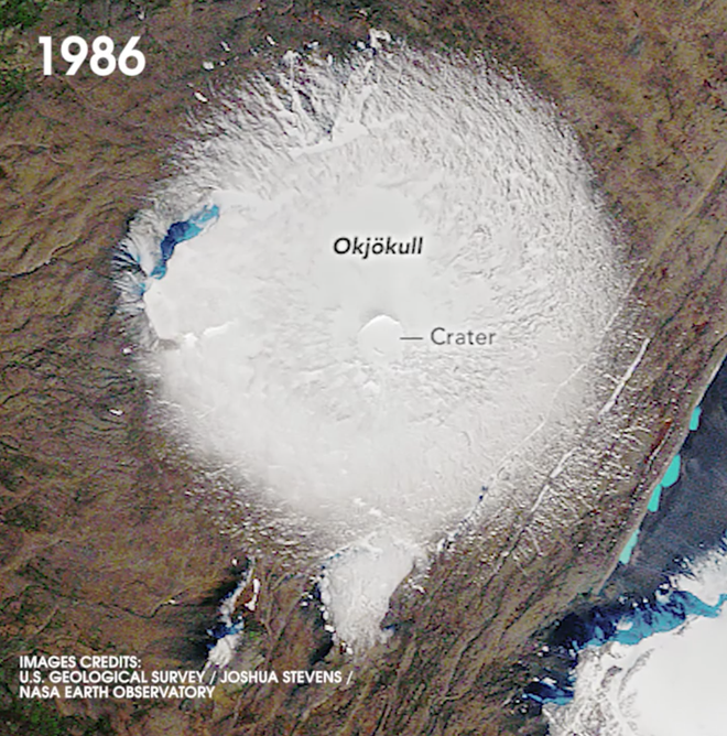 Hình ảnh về dòng sông băng đầu tiên trên thế giới chính thức CHẾT trong thời đại biến đổi khí hậu khiến ai nhìn cũng xót xa - Ảnh 1.