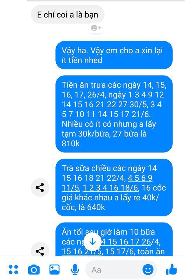 Cô gái nhắn tin chỉ coi là bạn và màn đòi quà bá đạo của chàng trai khiến dân mạng ngả nón bái phục - Ảnh 2.