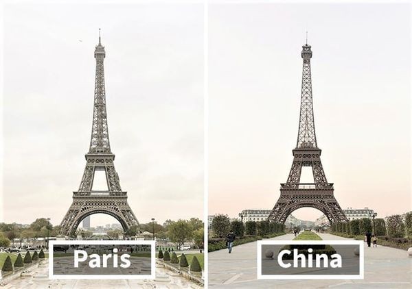 17 công trình nổi tiếng thế giới bị Trung Quốc đạo nhái không thương tiếc: Tháp Eiffel, Nhà Trắng cũng không thoát - Ảnh 3.
