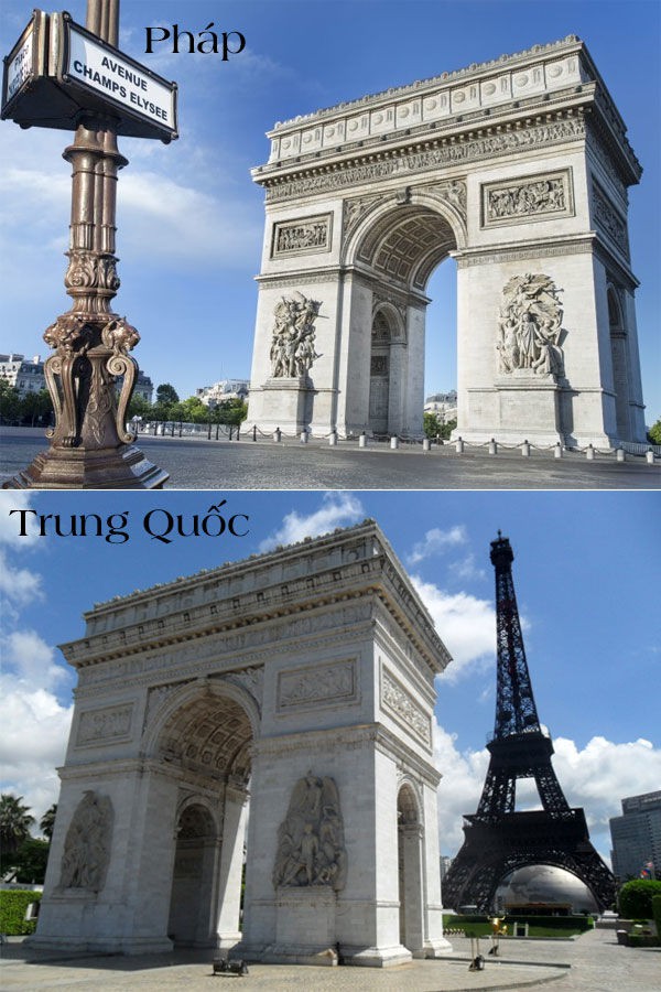17 công trình nổi tiếng thế giới bị Trung Quốc đạo nhái không thương tiếc: Tháp Eiffel, Nhà Trắng cũng không thoát - Ảnh 4.
