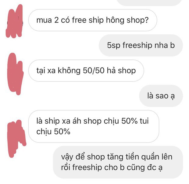 Kì kèo tiền ship với chủ shop, khách hàng nhận được câu trả lời nhẹ nhàng mà đắng ngắt, dân mạng lại hả hê tán thưởng - Ảnh 1.