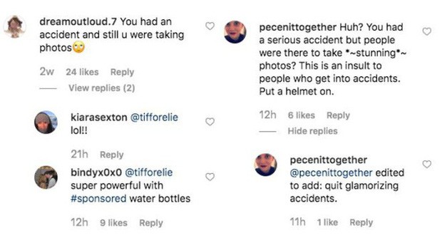 Bị tai nạn xe máy mà vẫn có bộ ảnh cực nghệ, hot Instagrammer bị cộng đồng mạng chỉ trích vì nghi dàn cảnh sống ảo - Ảnh 5.
