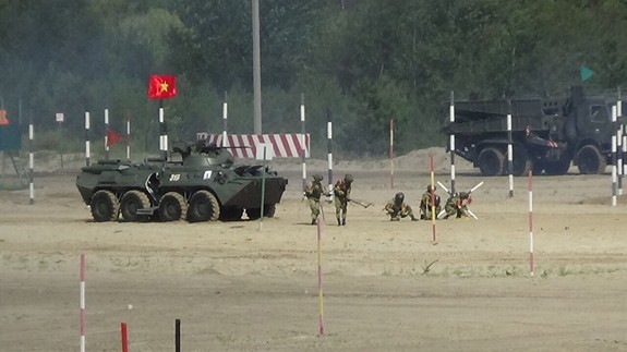 Đội tuyển Công binh Việt Nam thắng Kyrgyzstan vào đấu chung kết Army Games 2019 - Ảnh 6.