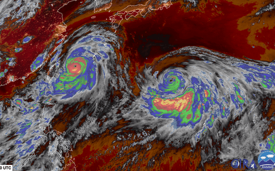 Song bão Thái Bình Dương 'nuốt chửng' áp thấp nhiệt đới trên Biển Đông: Nhập thành siêu bão cực mạnh?