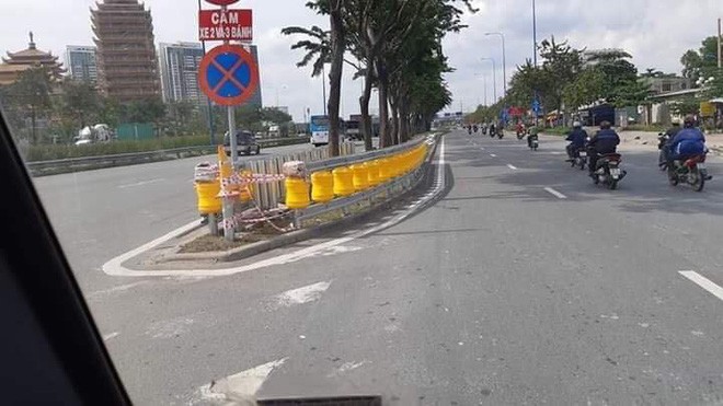 Rào chắn bánh xoay, hệ thống giảm thiệt hại do tai nạn giao thông nay đã xuất hiện ở Việt Nam - Ảnh 1.