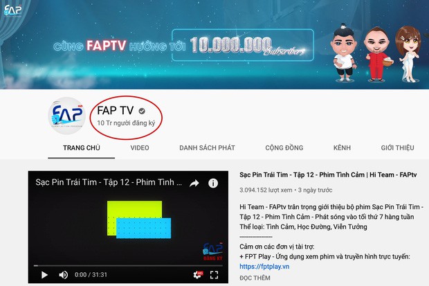HOT: FAP TV - nhóm hài đầu tiên ở Việt Nam xác lập kỷ lục nút kim cương với 10 triệu lượt theo dõi trên Youtube! - Ảnh 2.