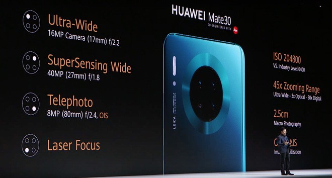 Huawei Mate 30 và Mate 30 Pro ra mắt: Màn hình chân trời, slow-motion 7680fps, loại bỏ nút vật lý, không có dịch vụ Google - Ảnh 23.