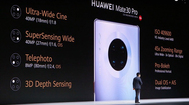 Huawei Mate 30 và Mate 30 Pro ra mắt: Màn hình chân trời, slow-motion 7680fps, loại bỏ nút vật lý, không có dịch vụ Google - Ảnh 24.