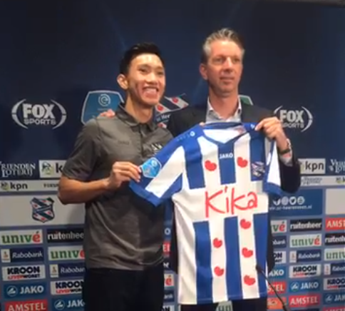 CLB Hà Lan SC Heerenveen họp báo, ra mắt Đoàn Văn Hậu - Ảnh 1.