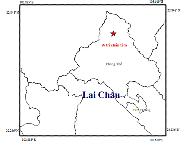 Động đất 3,8 độ richter ở Phong Thổ, Lai Châu - Ảnh 1.