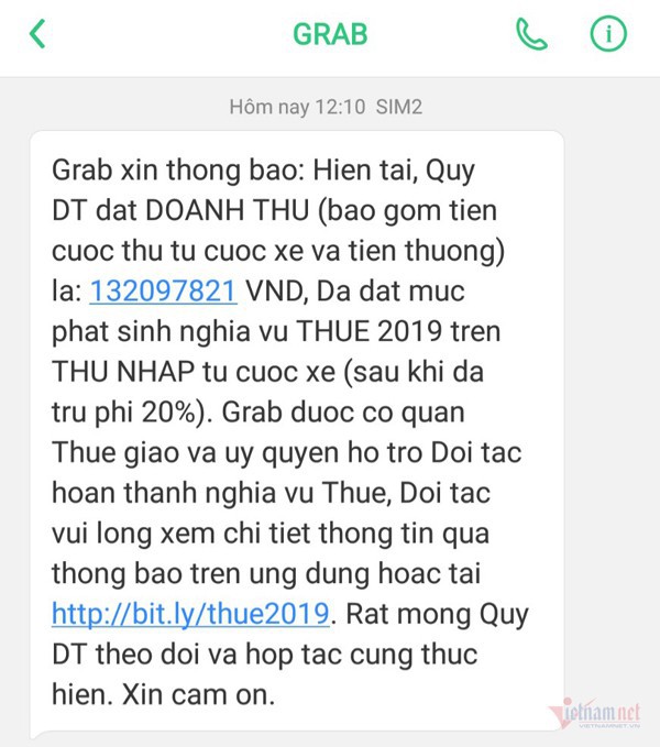 Thuế xe ôm công nghệ sẽ không khấu hao xăng dầu, giảm trừ gia cảnh - Ảnh 1.