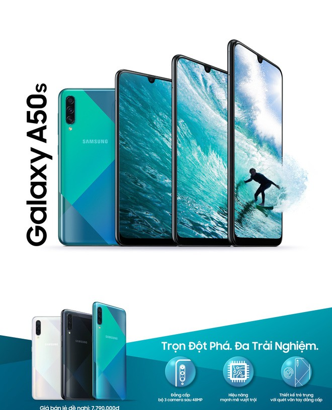 Samsung ra mắt Galaxy A50s, Galaxy A30s và Galaxy Tab S6 tại Việt Nam: Giá bán lẻ lần lượt là 7,8 triệu, 6,3 triệu và 18,5 triệu đồng - Ảnh 2.
