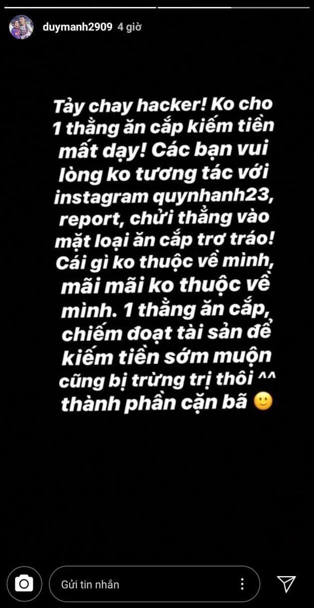 Bạn gái Duy Mạnh mất tài khoản 5 ngày, hacker lấy được món tiền lớn, nhưng thái độ cực gắt của Quỳnh Anh mới đáng chú ý - Ảnh 10.