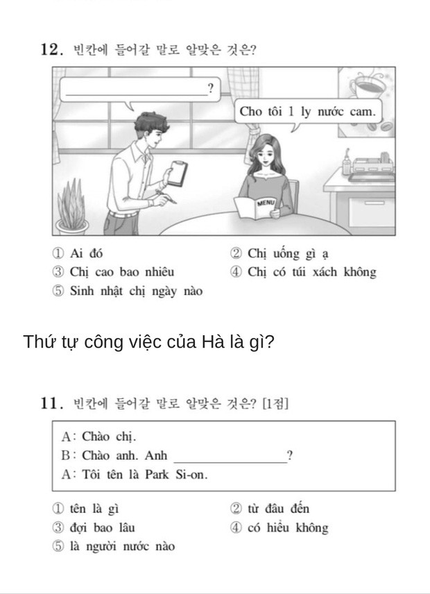 Bạn biết không, thi Đại học ở Hàn Quốc có môn Tiếng Việt và đây là đề thi siêu khó của năm nay - Ảnh 5.