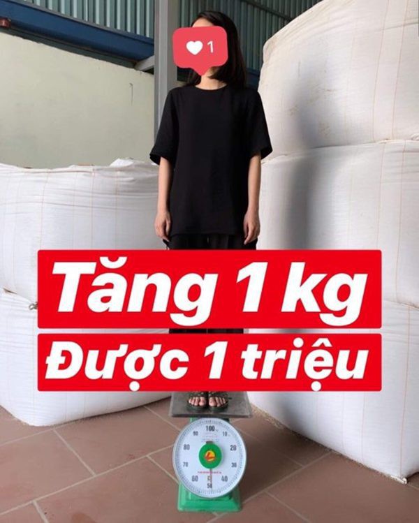 Hứa “tăng 1kg thưởng nóng 1 triệu đồng”, chàng trai muốn á khẩu khi bạn gái thông báo đã tăng tận 9kg và pha xử lý khiến dân mạng bái phục - Ảnh 1.