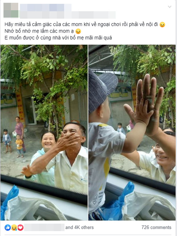 Hình ảnh ông bà ngoại bịn rịn chia tay cháu qua cửa kính xe khách làm nghẹn lòng phận con gái lấy chồng xa - Ảnh 1. Hình ảnh ông bà ngoại bịn rịn chia tay cháu qua cửa kính xe khách làm nghẹn lòng phận con gái lấy chồng xa - Ảnh 1.