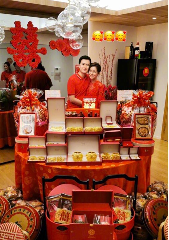 Người đẹp từng khiến Tạ Đình Phong và Trần Quán Hy tranh giành, xuất hiện lộng lẫy trong lễ đăng ký kết hôn cùng bạn trai thiếu gia giàu có 3 đời  - Ảnh 4.