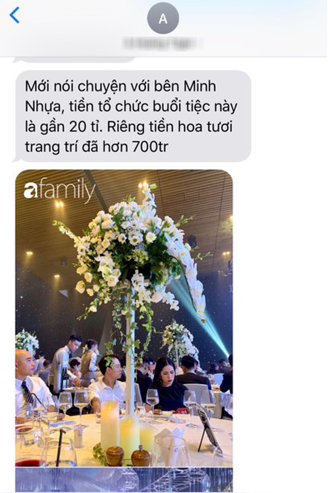 Tiết lộ kinh phí tổ chức tiệc cưới con gái Minh Nhựa đã lên tới 20 tỷ đồng, riêng tiền hoa trang trí đã là 700 triệu! - Ảnh 6.