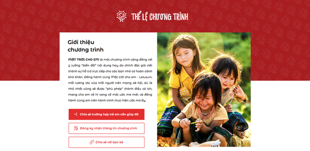 Chương trình cộng đồng Mặt trời cho em - đã đến lúc chúng ta cần có cách nhìn, cách làm mới đối với việc làm từ thiện - Ảnh 2. Chương trình cộng đồng Mặt trời cho em - đã đến lúc chúng ta cần có cách nhìn, cách làm mới đối với việc làm từ thiện - Ảnh 2.