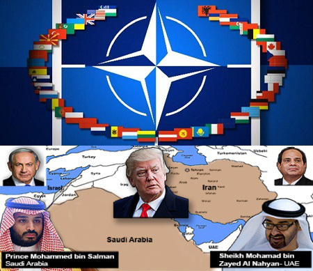 Đối phó IS và tên lửa Iran: TT Trump quyết thành lập siêu khối quân sự bao trùm 4 châu lục? - Ảnh 1.