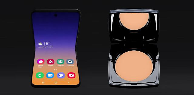 Smartphone màn hình gập vỏ sò của Samsung sẽ có tên là Galaxy Bloom, lấy cảm hứng thiết kế từ hộp phấn trang điểm - Ảnh 3.
