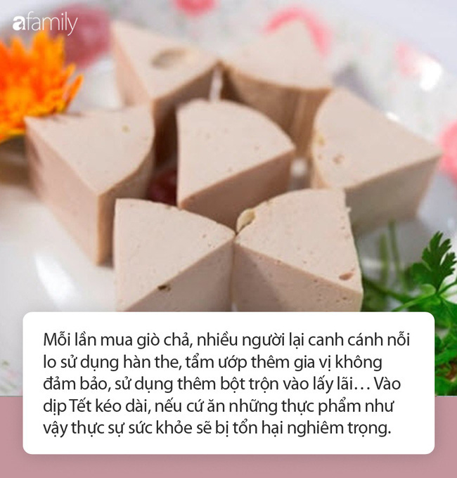 Chọn giò chả ngon, tránh hàn the theo hướng dẫn của chuyên gia chuẩn khỏi chỉnh! - Ảnh 2.