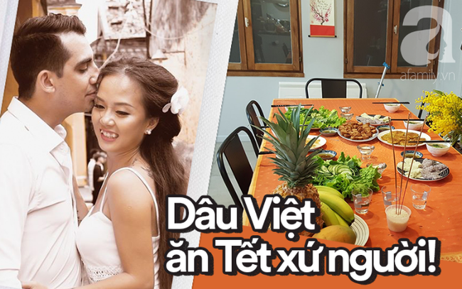 Gái Việt lấy chồng Tây: Chồng lao vào sắm sửa cho vợ bê cả Tết Việt Nam sang xứ người, phản ứng của bố mẹ chồng mới thú vị - Ảnh 1.