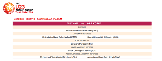 Lộ diện tổ trọng tài điều khiển trận cầu sinh tử của U23 Việt Nam: Cực kỳ lo về người điều hành phòng VAR - Ảnh 2.