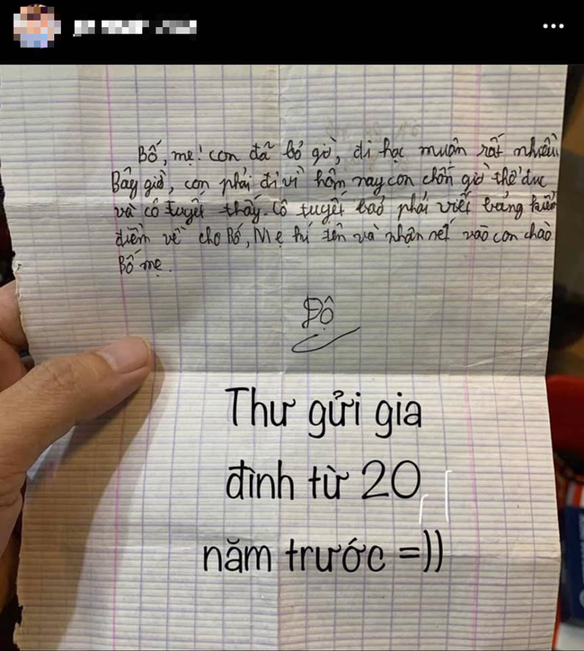 Dọn nhà đón Tết, nam sinh bật cười khi tìm được bức thư gửi bố mẹ trước lúc bỏ nhà đi bụi vì mắc lỗi... to như con kiến - Ảnh 1.