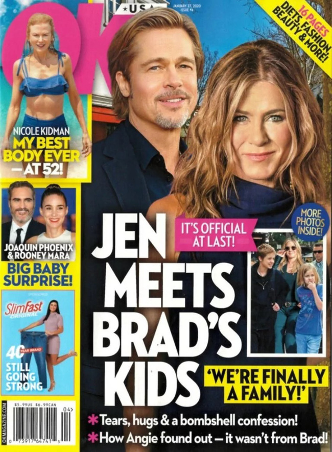 Nối lại tình xưa, Brad Pitt giới thiệu vợ cũ Jennifer Aniston làm quen với các con? - Ảnh 1.