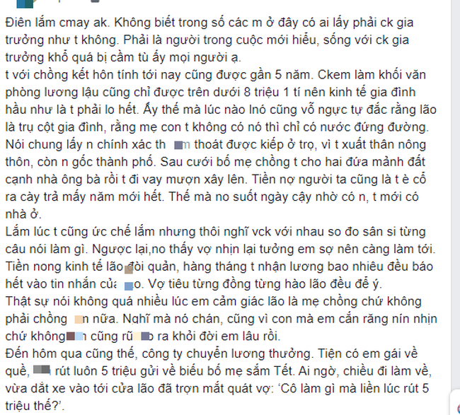 Thấy vợ biếu Tết nhà ngoại 5 triệu chồng trợn mắt quát, vợ nổi điên tuyên bố sốc khiến anh cuống cuồng xuống giọng vội - Ảnh 1.