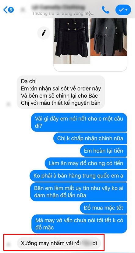  Hớn hở bỏ tận 24 triệu đặt may 3 bộ váy của thương hiệu nổi tiếng, cô gái Hà Nội nhận quả đắng khi shop may sai mẫu còn chối lỗi trắng trợn!?  - Ảnh 6.