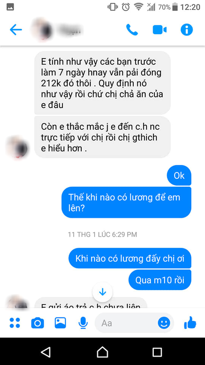 Bị tố quỵt hàng triệu đồng khiến nữ sinh phải vay tiền về quê, nữ quản lý đáp lại đầy bức xúc: Bánh chưng con chị thêm thịt nhờ em - Ảnh 3.