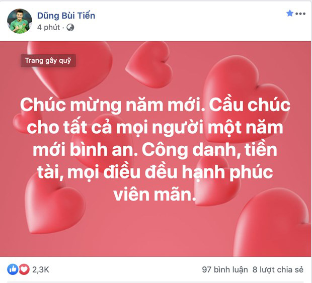 Cầu thủ tuyển Việt Nam nô nhau chúc tết Canh Tý an lành người hâm mộ - Ảnh 1.