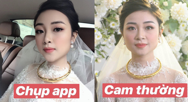 Nhan sắc vợ Văn Đức khi không dùng app chỉnh ảnh: Liệu có cân được camera thường? - Ảnh 1.