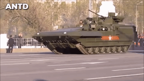Uy lực khủng khiếp từ xe chiến đấu bộ binh T-15 Armata của Nga - Ảnh 1.