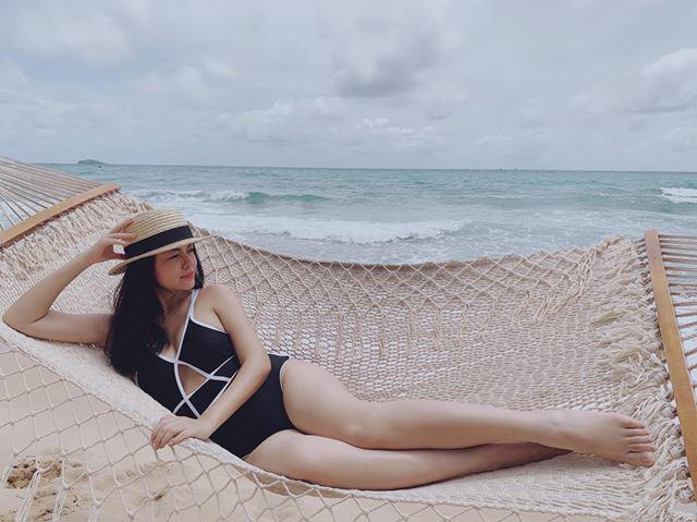 Hình ảnh bikini gợi cảm hiếm hoi của nữ ca sĩ Phạm Quỳnh Anh - Ảnh 3.