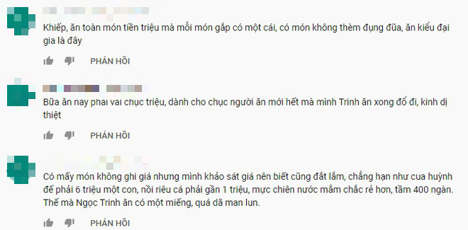 Ngọc Trinh gây sửng sốt khi một mình ăn bữa ăn gần 20 triệu, mỗi món chỉ gắp vài miếng - Ảnh 6.