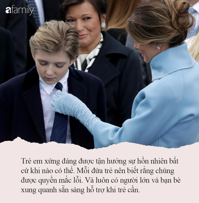 Từng nhiều lần bị công chúng chê cười nhưng khi Melania Trump nói ra quan điểm dạy con của mình, ai cũng đồng tình khen ngợi - Ảnh 8.