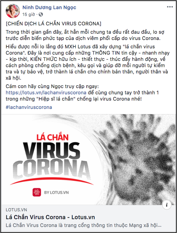 Sao Vbiz cùng đông đảo KOLs đồng loạt hưởng ứng chiến dịch “Lá chắn virus corona”: Bảo vệ mình và xã hội đang là việc làm cấp thiết - Ảnh 5.