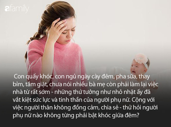 Từ câu chuyện một bà mẹ tự tử sau 3 tháng sinh con: Người mẹ nào chưa từng phải khóc giữa đêm? - Ảnh 2.